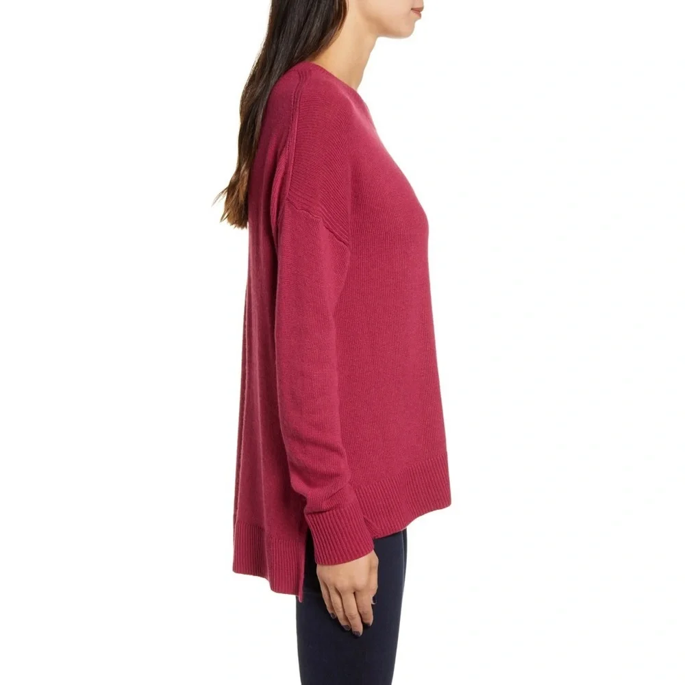 Chelsea28 High Low Crew Neck Sweater - Picture 2 of 6